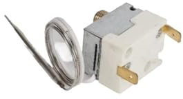 SQING Elektrische Friteuse Ofen Temperaturregelung Elektrischer Pfannkuchen 130°240° 350° Temperaturbegrenzungsschutz Thermostat(350)