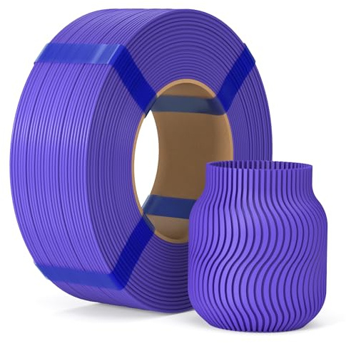 ELEGOO PLA Basic Refill Filament 1.75mm Lila 1KG | 3D Druck Filament ohne Spule, Hohe Durchmessergenauigkeit, Passend für die Meisten Wiederverwendbaren Spulen