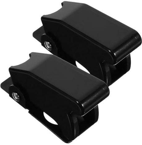 BESTYASH 2Pièces Couvercle de Protection pour à Bascule Lot de Plaques de Recouvrement et Design Élégant et Robuste Adapté Aux Interrupteurs Standards