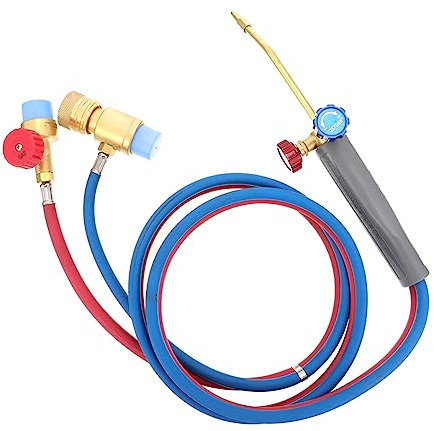Homoyoyo 2m Mini Oxygen Welding Gun Micro Propane Torch for Plumbing Solder Kitchen Torch