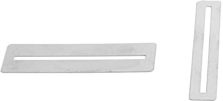 Drfeify Bass Fingerboard Guard Easy Fixing Metal Accessoire Zur Reparatur, für Gitarrenbegeisterte Quantität: 2