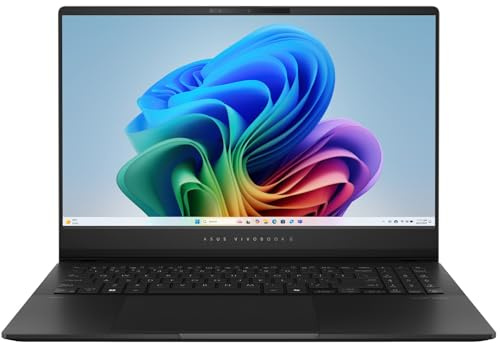 ASUS Vivobook S 15 15.6 3K (2880x1620) Laptop 2025 New | AMD Ryzen AI 9 HX 370 12-Core | AMD Radeon 890M Graphics | Single-Zone RGB Backlit Keyboard | Wi-Fi 6E | 32GB LPDDR5 4TB SSD | Win11 Home