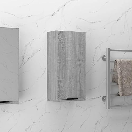 Badezimmerschrank mit Tür, robuster Aufbewahrungsschrank aus Sperrholz, stabil und feuchtigkeitsbeständig, elegantes Design für Organisation
