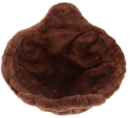 Ciieeo Hamac Suspendu pour Chat en Tissu Moelleux Marron Lit Hamac pour Arbre à Chat Panier de Rechange et Plateforme pour Animaux D’Intérieur Support Robuste pour Repos et Jeu