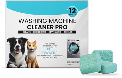 PrimeDrum Washing Machine Cleaner Pro, Remove Odour & Pet Hair, Clean the Inner Drum and Laundry Tub Seal, All Washing Machines, 12 Tablets (1 box)