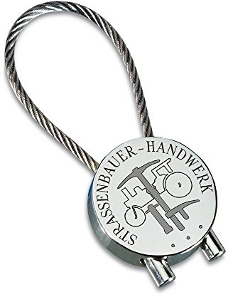 GravurManufakturBerlin Schlüsselanhänger Handwerkerzeichen Zunftmotive Logo silbern