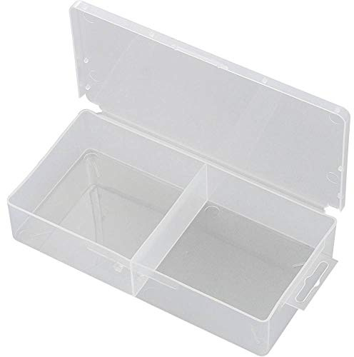 TRU Components SG817-02 Sortimentskasten (L x B x H) 173 x 86 x 35mm Anzahl Faecher: 2 feste Unterte