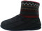 KuaiLu Zapatillas Casa Bota Hombre Invierno Cerradas Babuchas Caballero Caliente Peluche Lana Pelo Altas Pantuflas Botines Comoda Pantufas Homem Calcetines Interior Patucos Slippers Negro rojo 41