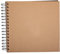 Rayher Spiralalbum A6 Querformat, FSC Mix Credit, 15 Blatt 250 g/m², Einband in Kraft, extra große Spiralbindung, für kreative und persönliche Geschenkideen, 22.5 x 21.5 cm, 73201521