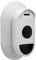 Silicone Skin Case Cover & Wall Mount Bracket Plate Compatible with Arlo Doorbell - White (1 Bundle)