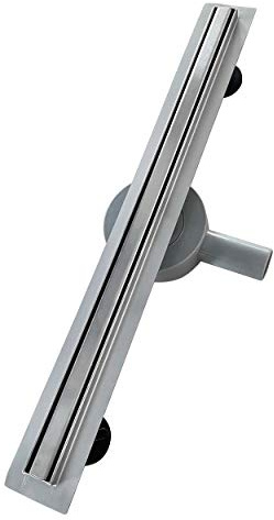 Duschrinne 50 cm Bodenablauf Duschablauf aus Edelstahl ULTRA SLIM sehr flach - Siphon 360 Grad beweglich - Größen 50cm – 120cm Model B8 Randablauf
