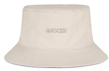 Snocks Bucket Hat Unisex in Gr. S (56cm) I Stylischer Anglerhut in Crème/Lavendel I Outdoor Bucket Hat für Frauen & Männer & für versch. Styles & Outfits I Sonnenhut für einen Schatten