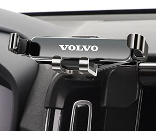 LAYSSA Auto Handyhalterung für Volvo XC60 S90 V90 S60 XC40 XC90, Handy KFZ Halterungen Kratzfest rutschfest, 360° Drehung Flexibel, Universal Autotelefonhalter Auto Zubehör,XC40 2020~2022