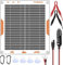 OYMSAE 5W 12V Solar Car Battery Charger Portable Waterproof Solar Power Battery Charger & maintainer with Trickle Cigarette Lighter Plug & Alligator Clip