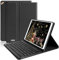 aMZCaSE Clavier Coque pour iPad 9/8/7ème Génération 10.2 inch 2021/2020/2019,Détachable Clavier Bluetooth sans Fil pour iPad 10.5 inch Pro 2017/2019 Air 3, Housse avec Pen Holder AZERTY (Noir)