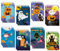 ZALAON Mini Notepads Halloween，24 Stücke Halloween Notepads Notizbuch kinder kann zum Aufzeichnen aller Arten von Informationen als Memo oder als Geschenk für Kinder werden