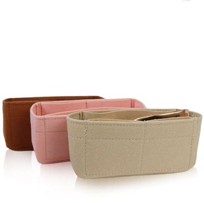 CHTME Filz Taschenorganizer 3Pcs Tasche Organizer Einsatz Organizer-Einsatz Mini Umschlag Innen Multi Pochette für Eimer Tasche Liner Tasche eckel Liner Organizer Filz Geldbörse