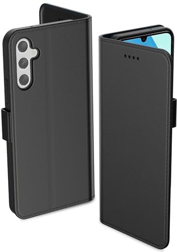 Aiziki For Samsung Galaxy A16 5G Phone Case, Leather Flip Case with 3 Card Slots & Kickstand, Anti-Drop, Magnetic Closure, Compatible with Galaxy A16 Case- Black