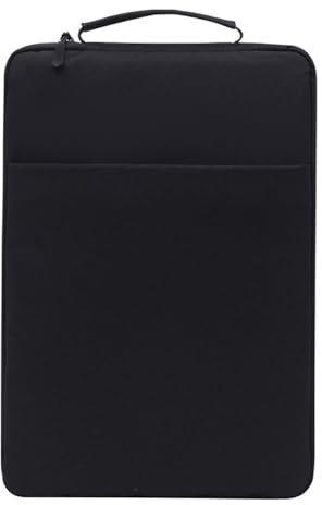 Funda protectora acolchada para laptop de 11.6 y 12.5 pulgadas, compatible con Apple iPad/MacBook, Asus Amazon Dell Thinkpad Microsoft Notebook Chromebook Ultrabook (negro, 11 pulgadas/12 pulgadas)