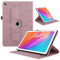 TEDTIKJT Cover per Huawei MatePad T 10 9.7 Pollice 2021 Custodia Pelle PU 360 Ruotabile Supporto Flip Protettiva Tablet Cover per Huawei MatePad T 10 9.7 Custodia, Oro Rosa Albero