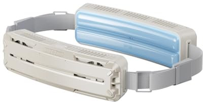 Bnnlqpsttg - Ventilador de cintura personal con fijación en la cintura de hielo con cinturón ajustable, color