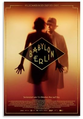 Babylon Berlin Art Classic Poster Dekorative Malerei Leinwand Wandkunst Wohnzimmer Poster Schlafzimmer Malerei,Wandkunst Bilddruck Moderne Familienzimmer Dekor 12x18inch(30x45cm)