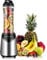 La Reveuse Smoothies Blender - Licuadora de tamaño personal de 300 vatios con botella portátil de 18 onzas sin BPA, para viajes, deportes, color plateado