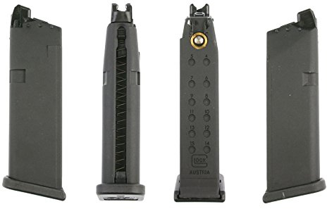 Umarex Airsoft Magazin, Kaliber 6 mm, Trommelkapazität 20 Schuss, für Softair Waffen, Zubehör für Pistolen