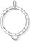 Thomas Sabo Damen Charm-Carrier Kreis groß Charm Club 925 Sterling Silber X0267-001-21