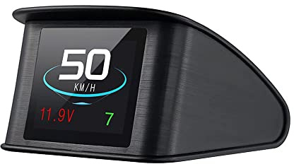 Lttrbx. T600 Universal Car HUD Head Up Display Digital GPS Speedometer with Speedup Test Brake Test Overspeed Alarm TFT LCD Display for All Vehicle