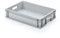 ALUTEC Kunststoffbehälter geschlossen (Inhalt 24 l, Außenmaße (LxBxH) 600 X 400 X 120 mm, stapelbar, lebensmittelecht, kälte- und hitzebeständig von -40° bis +80°C, Aufbewahrungskiste) 75030