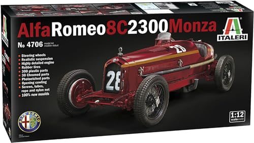ITALERI ITA4706 Alfa Romeo Model kit, Unvarnished
