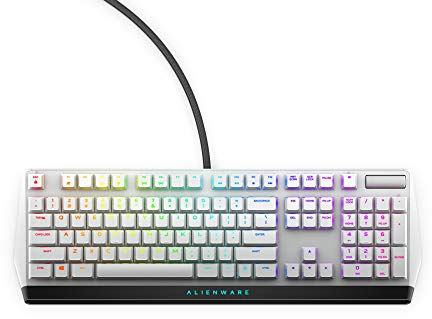 Alienware 510K Low-Profile RGB Mechanical Gaming Keyboard, US Layout - AW510K (Lunar Light)