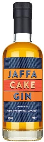 Jaffa Cake Gin, 70cl - 42 Percent ABV Flavoured Gin with Orange Peel and Cocoa for the Ultimate GandT - Chocolate Orange Gin Blended and Bottled in the UK