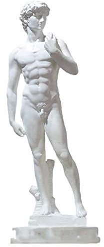 HJGHY Michelangelos David Figur Boutique-Statue, Body Art Sculpture Resin Klassische Heldenskulptur für Home Decor Sketch Ornaments