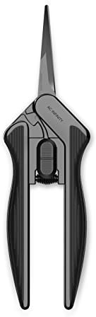 AC Infinity Gartenschere aus Edelstahl 16,8 cm – Gerade Präzisionsschere mit Antihaft-Titanbeschichtung, ergonomisch und leicht, ideal für Garten, Hydroponik und Grow Zelte