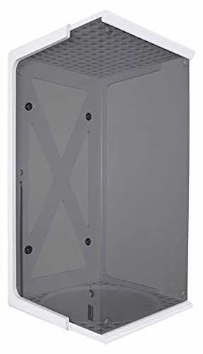 Q-View Xbox Series X Wall Mount Clip Bracket by NV - Plastic - Signature X Design - Made in UK (White)