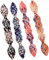 Flexible Hair Bun Maker Multi-color Magic Hair Clip, Women Summer Headband Print Hairpin Deft Bun for Hair