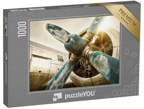 puzzleYOU: Puzzle 1000 Teile „altes Flugzeug“ – aus der Puzzle-Kollektion Flugzeuge