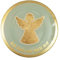 Gift Company Assiette en Verre Love Plates Ange M, Ronde, Assiette décorative, Verre, Rose, 13 cm