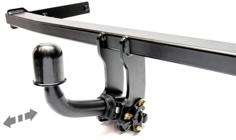 AUTO-HAK Gancio di traino completo estraibile orizzontale compatibile con Jeep Renegade BU dal 09.2014 + universale kit elettrico 7 poli