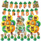 32-Teilige Geburtstag Dekoration Set - Luftballons, Banner, Cake Topper für Kinder