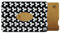 Color Pop Porte-Carte Rigide (1) Anti-RFID Collection Bretagne – Fabrication Française – Collection Bretagne – PVC – Protection Carte crédit - 6 x 9,1 cm (Imprimé Fond Noir avec Triskèle)