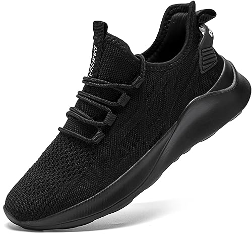 Oltyutc Damen Schuhe Sportschuhe Turnschuhe Laufschuhe Joggingschuhe Atmungsaktiv Sommerschuhe Outdoor Fitnessschuhe Tennisschuhe Sneaker Schwarz EU 38
