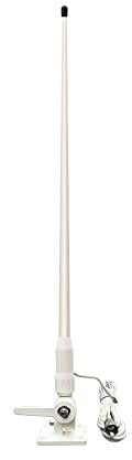 GAINFI VHF Marine Antenna Radios 156-163MHz Boat Antennas with Nylon Adjustable Ratchet & PL259 7meters RG58 Cable for Boat Radios Standard Horizon Icom Cobra Uniden