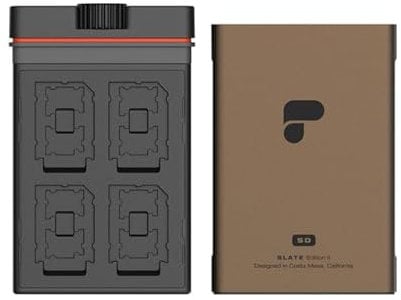 PolarPro - Slate Cardcase - SD Edition II - Desert - Weatherproof/Shockproof/Crushproof - Swappable Card Inserts - Swappable Card Inserts - Adventure Tested