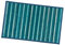 emmevi Bambus-Teppich aus Holz, rutschfest, Fußmatte, Bambus, Küche, Bad, Degradé, 50 x 330 cm, Blau