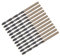 sourcing map 12pcs Jobber Drill Bits 3mm (0.118) Black Nitride & Gold Titanium Coated M2 High Speed Steel (HSS) Twist Drill Bits for Stainless Steel Aluminum Alloy Metal