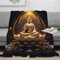 Buddha-Statue Statue Buddha-Statue Decke Kuscheldecke Plüschdecke Printdesign Couchdecke MikrofaserDecke 40x50inch(100x130cm)