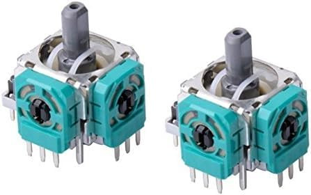 GANPUB 2 piezas azules 2 x para mando Xbox One 3D analógico Joystick Axis Sensor Módulo Rocker Reemplazo, Controladores